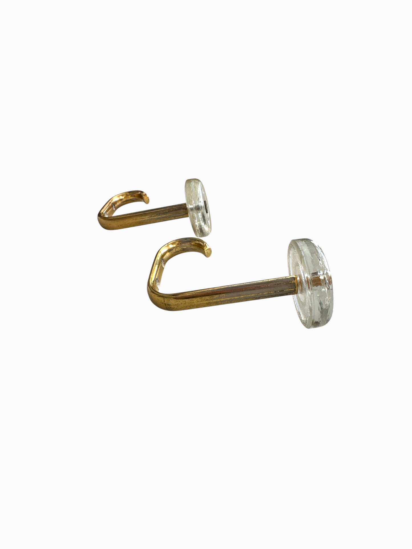 Wand-haken van Glas en aluminium