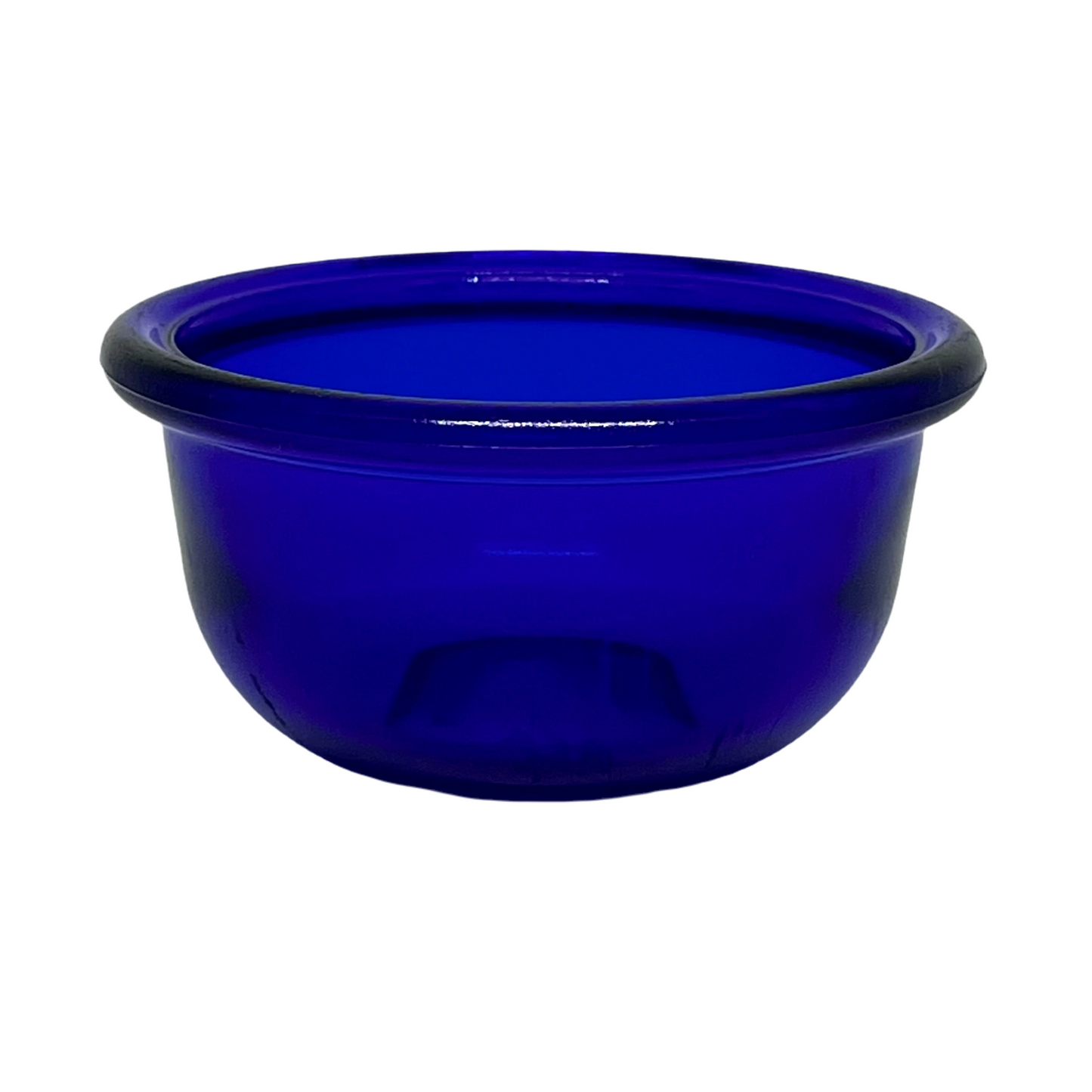 Arabia Finland Luna donkerblauw glas schaaltje