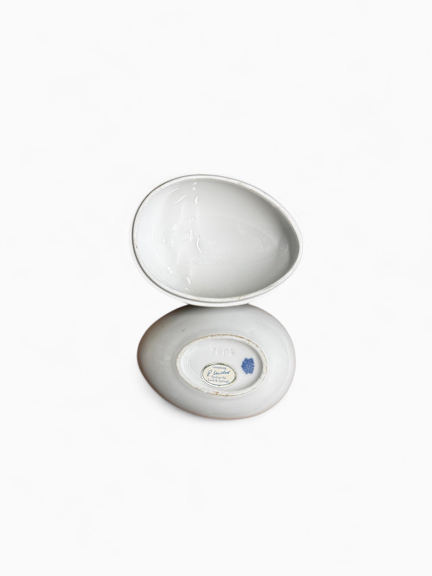 Gerold Porzellan bonboniere gedecoreerd ei