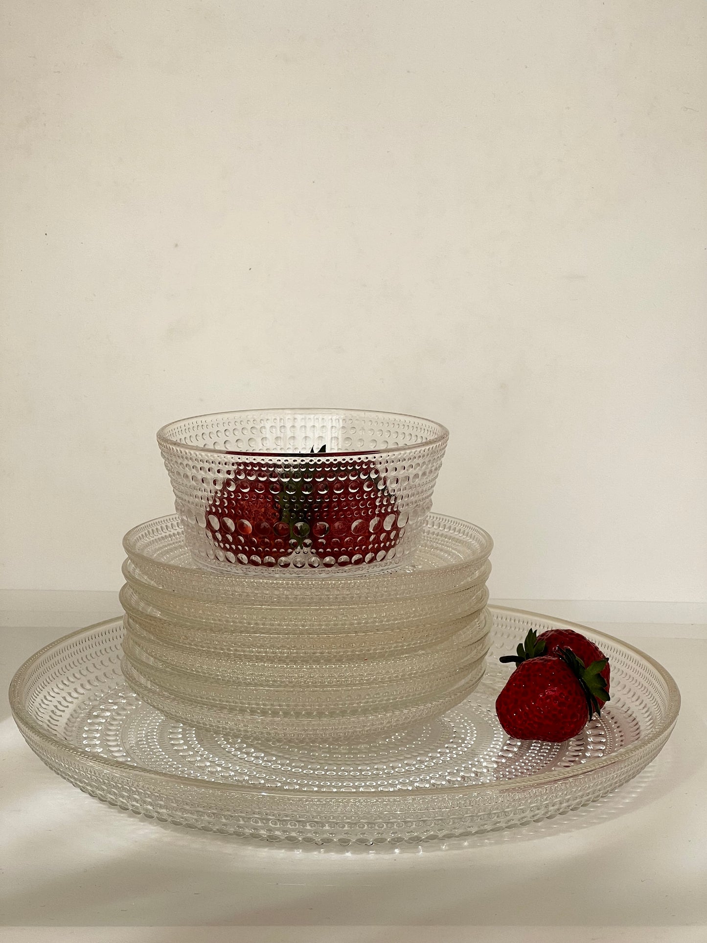 Iittala Finland Kastehelmi bord Ø 25cm helder