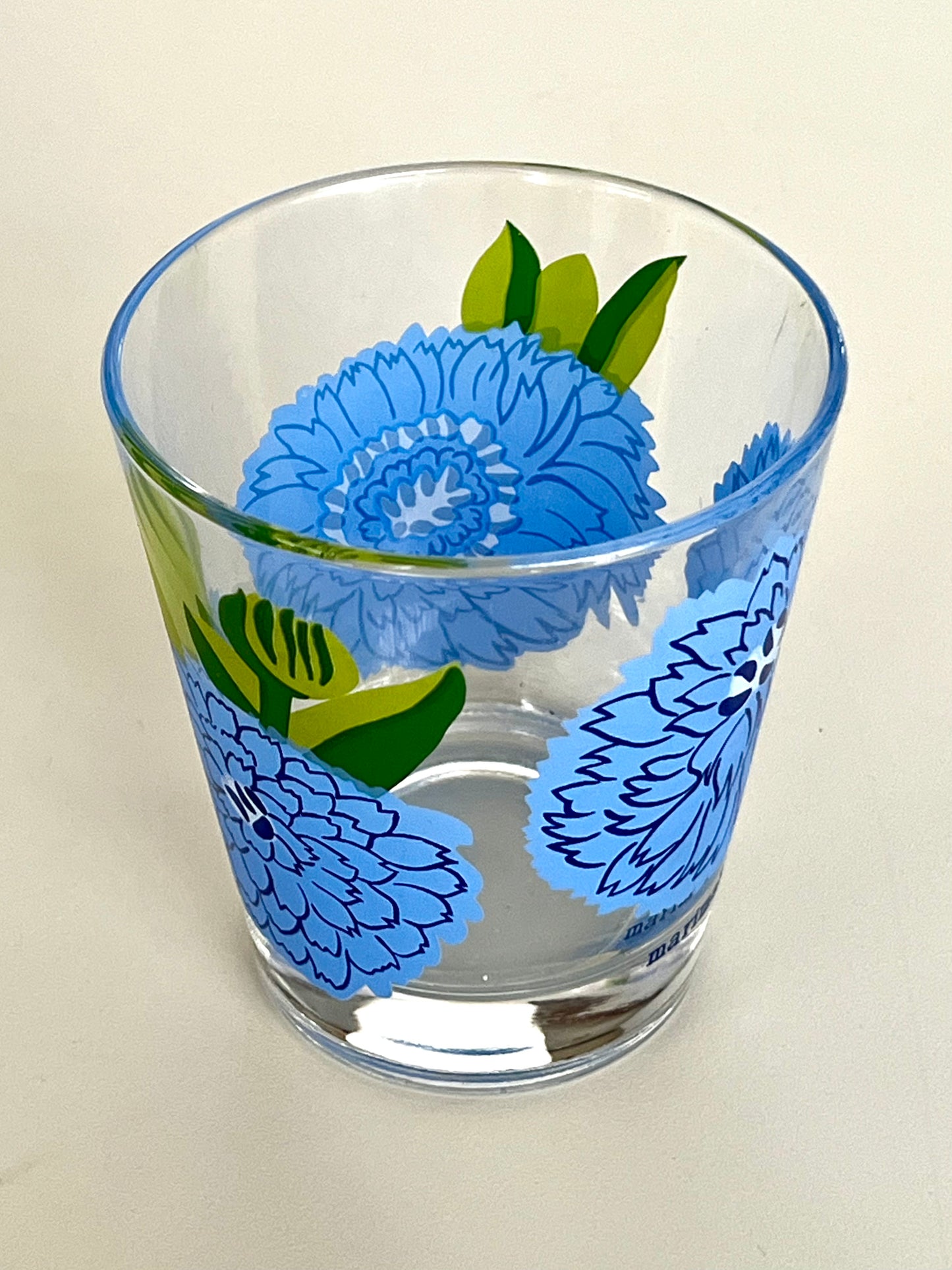 Marimekko Primavera gedecoreerd drinkglas