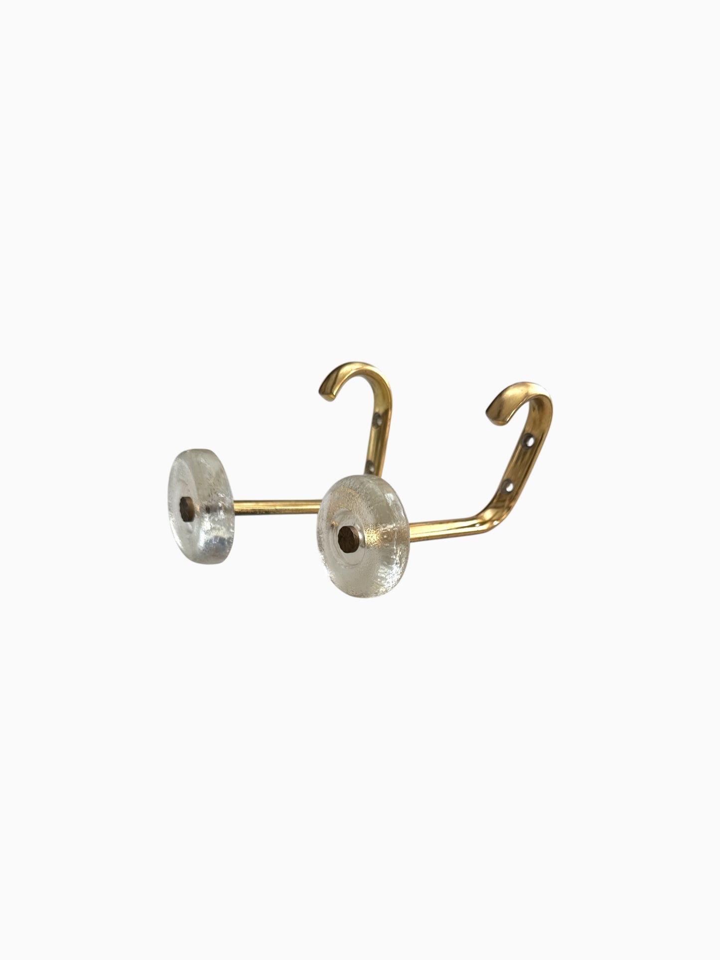 Wand-haken van Glas en aluminium
