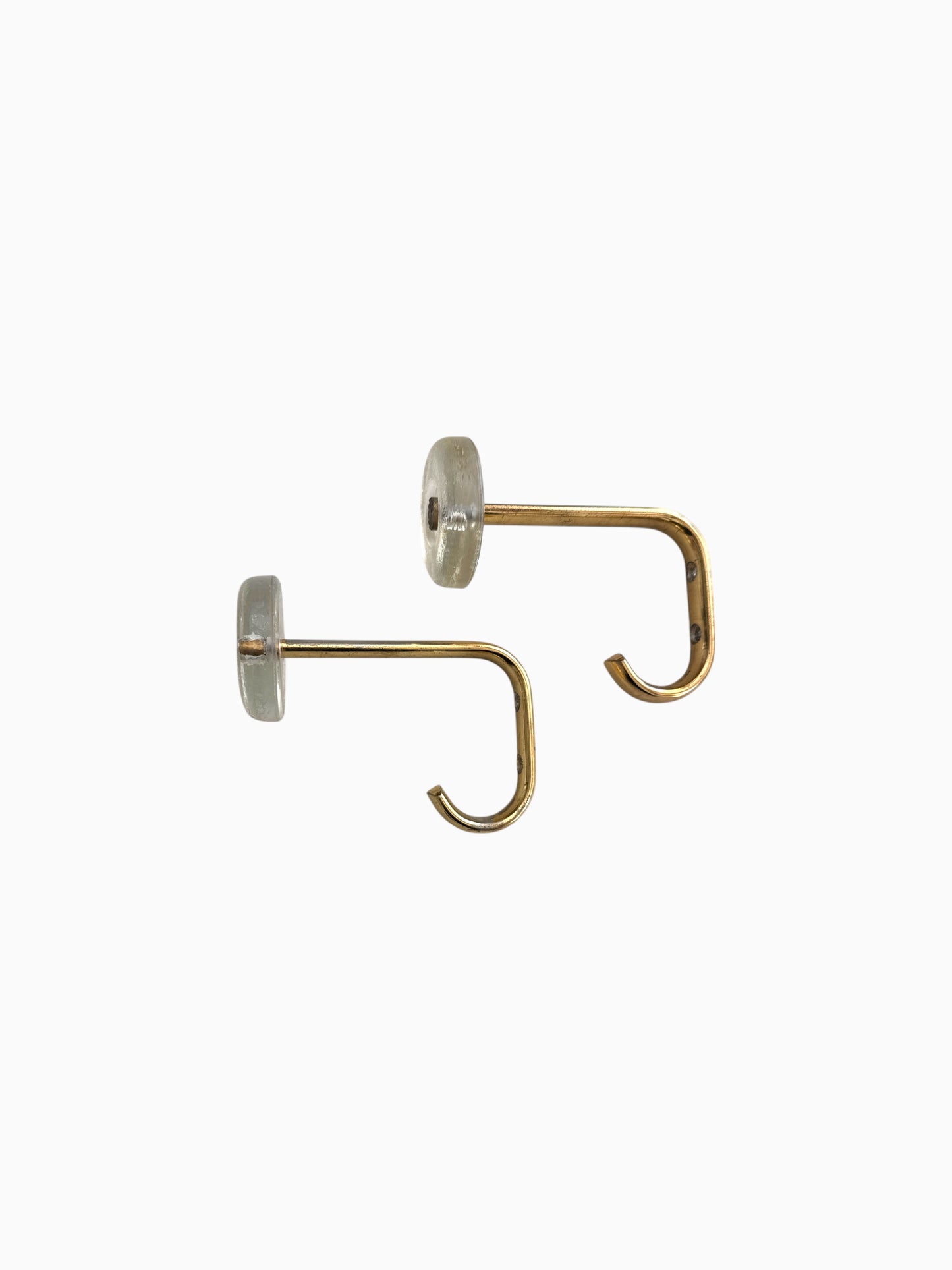 Wand-haken van Glas en aluminium