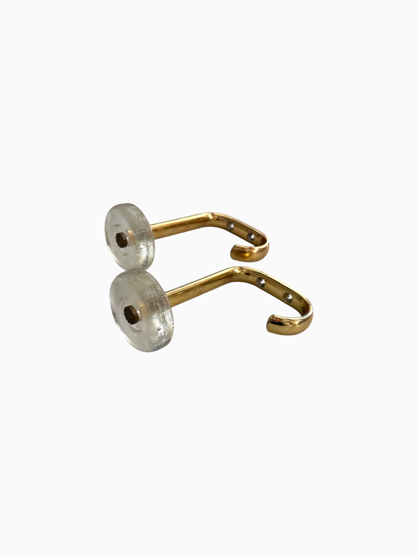 Wand-haken van Glas en aluminium
