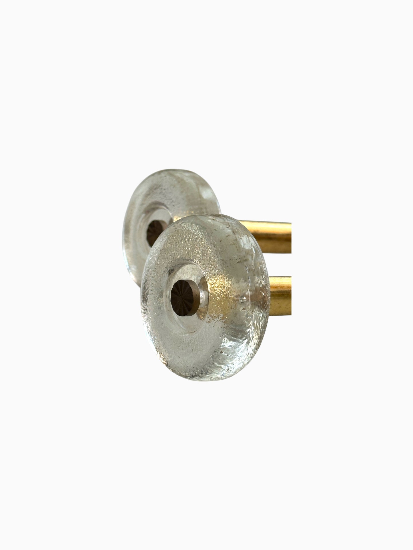 Wand-haken van Glas en aluminium