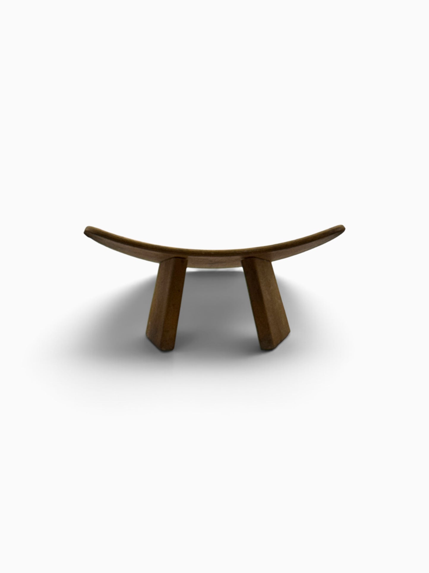 Origineel Alain Gaubert 'Shoggi' Meditatiekrukje – Jaren '80 Design (Massief Hout)