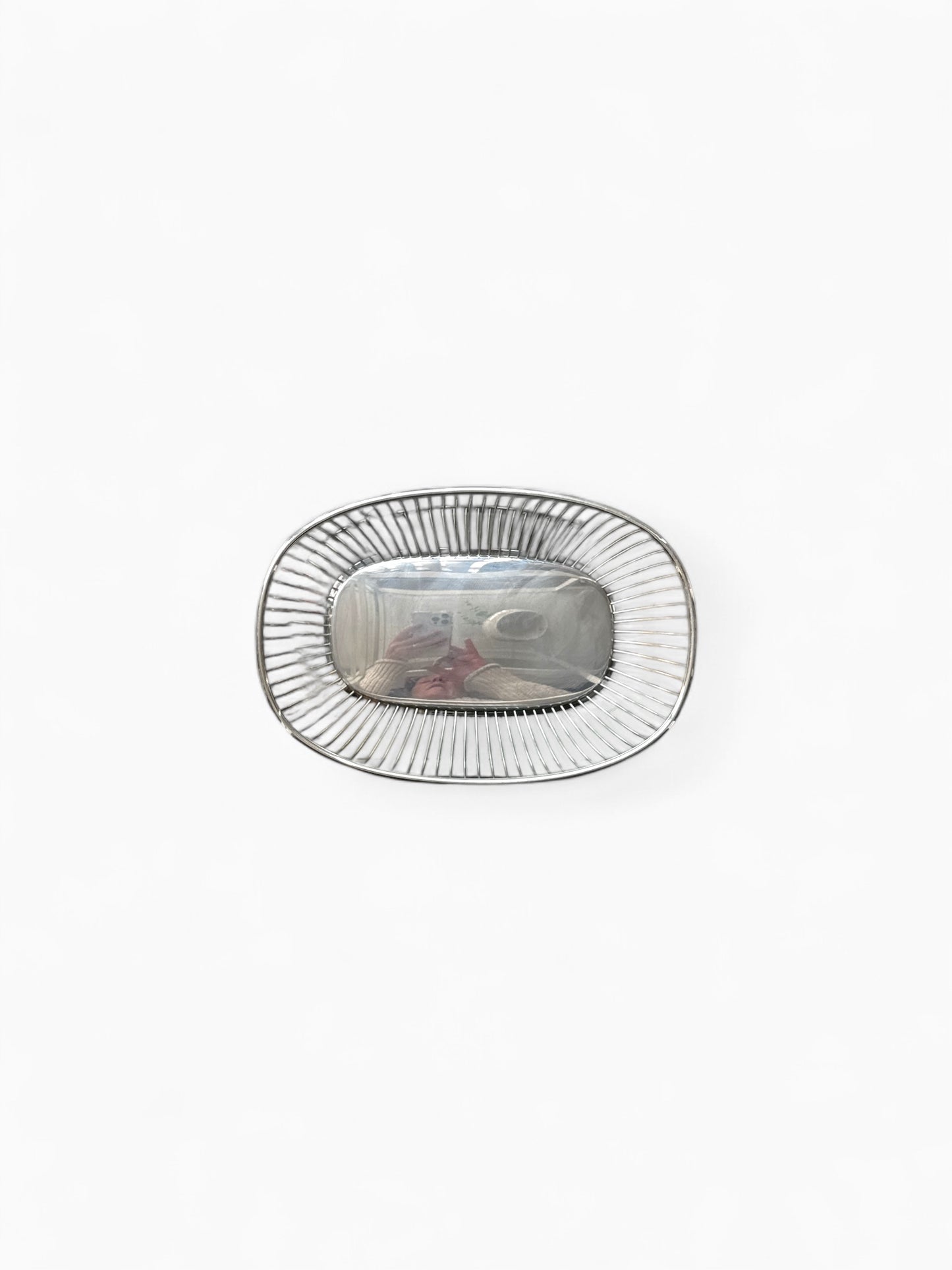 Alessi broodmand / fruitmand van staaldraad