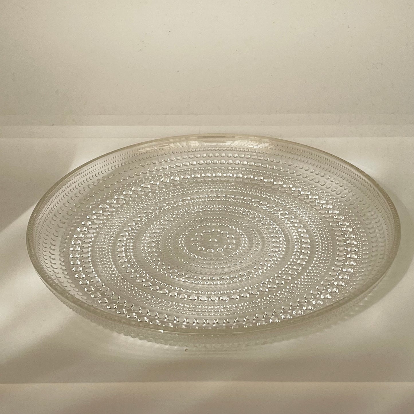 Iittala Finland Kastehelmi bord Ø 25cm helder