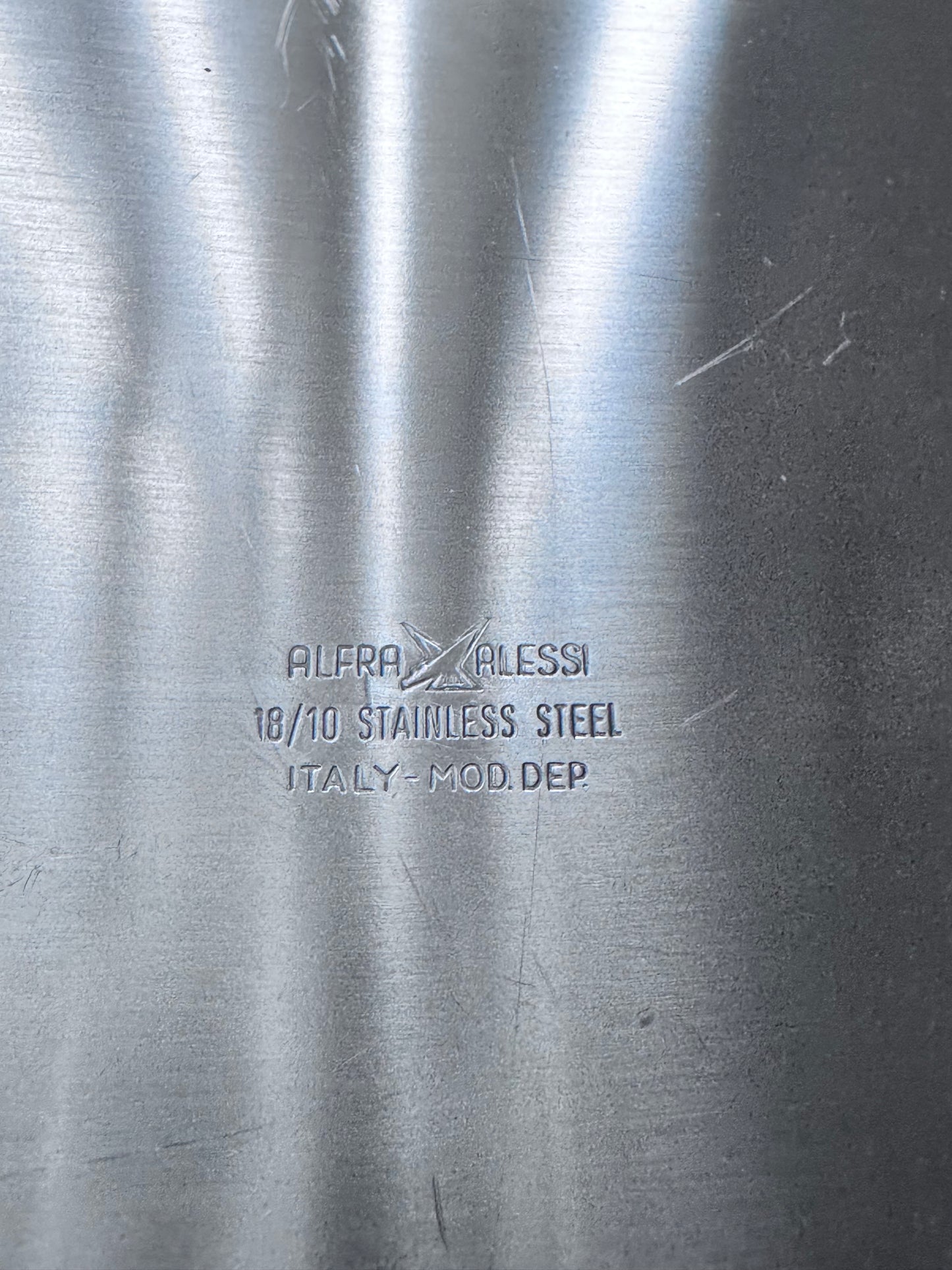 Alessi broodmand / fruitmand van staaldraad