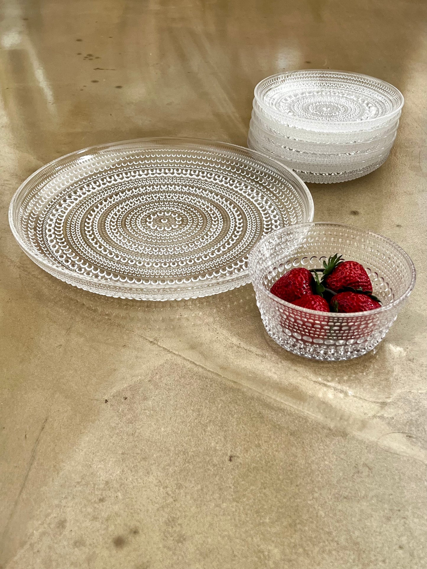 Iittala Finland Kastehelmi bordjes Ø 14cm helder
