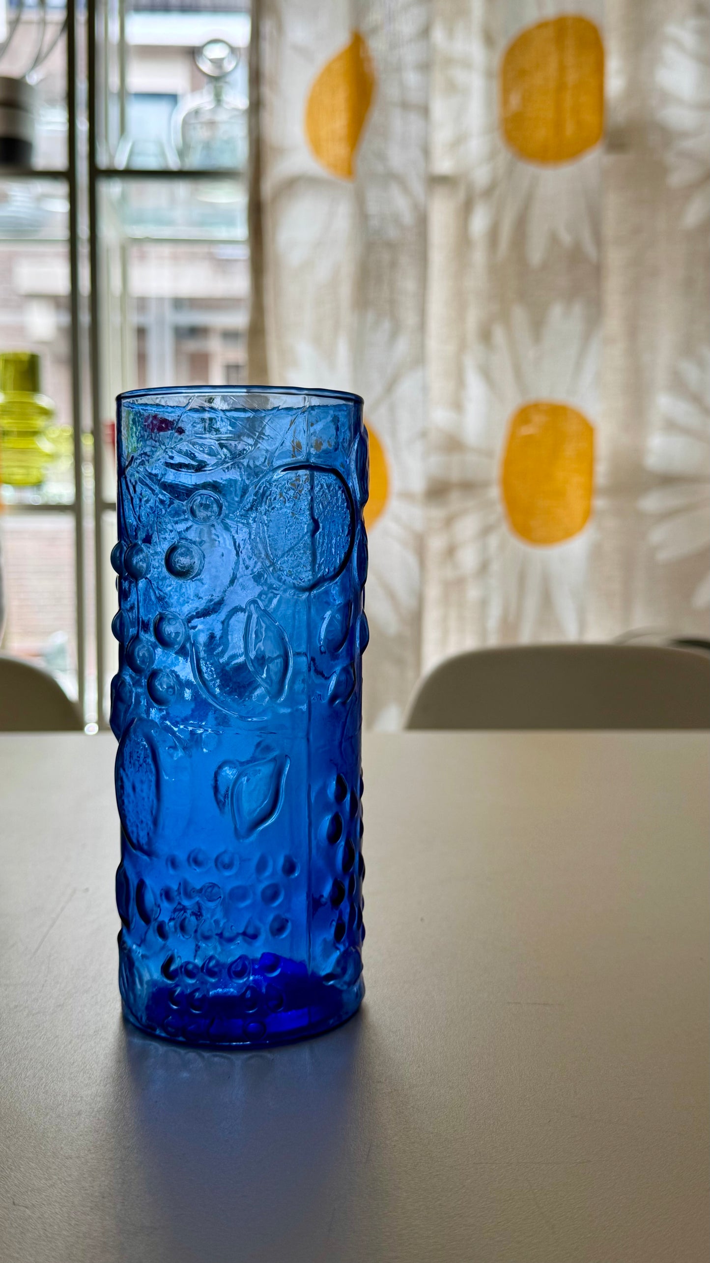 Neiman Marcus fruitglas (kobaltblauw, ca. 17 cm)