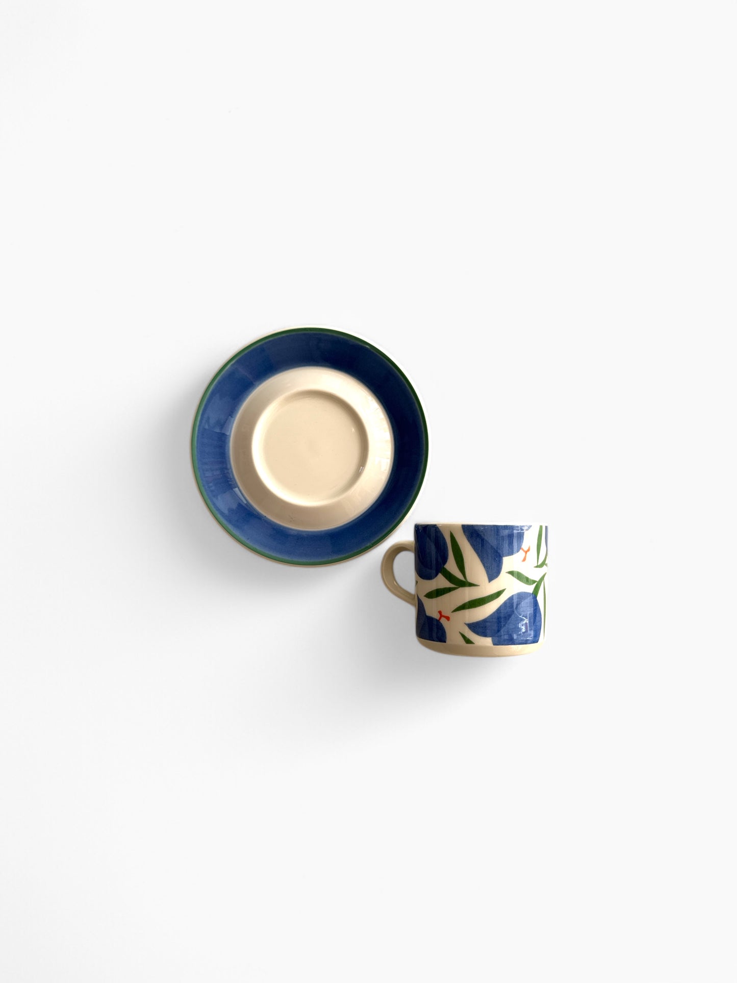 Arabia Balladi koffie kop en schotel