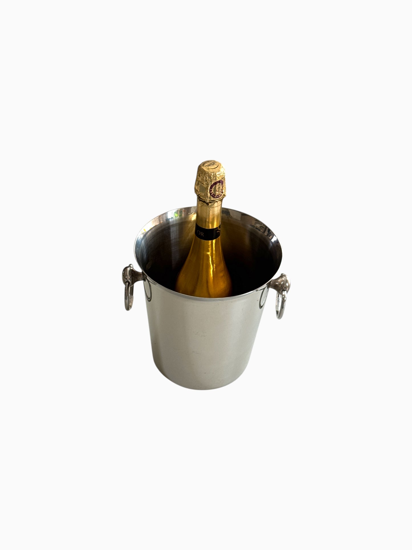 Retro Champagne Ijsemmer – Chroom & RVS (Jaren ‘70)