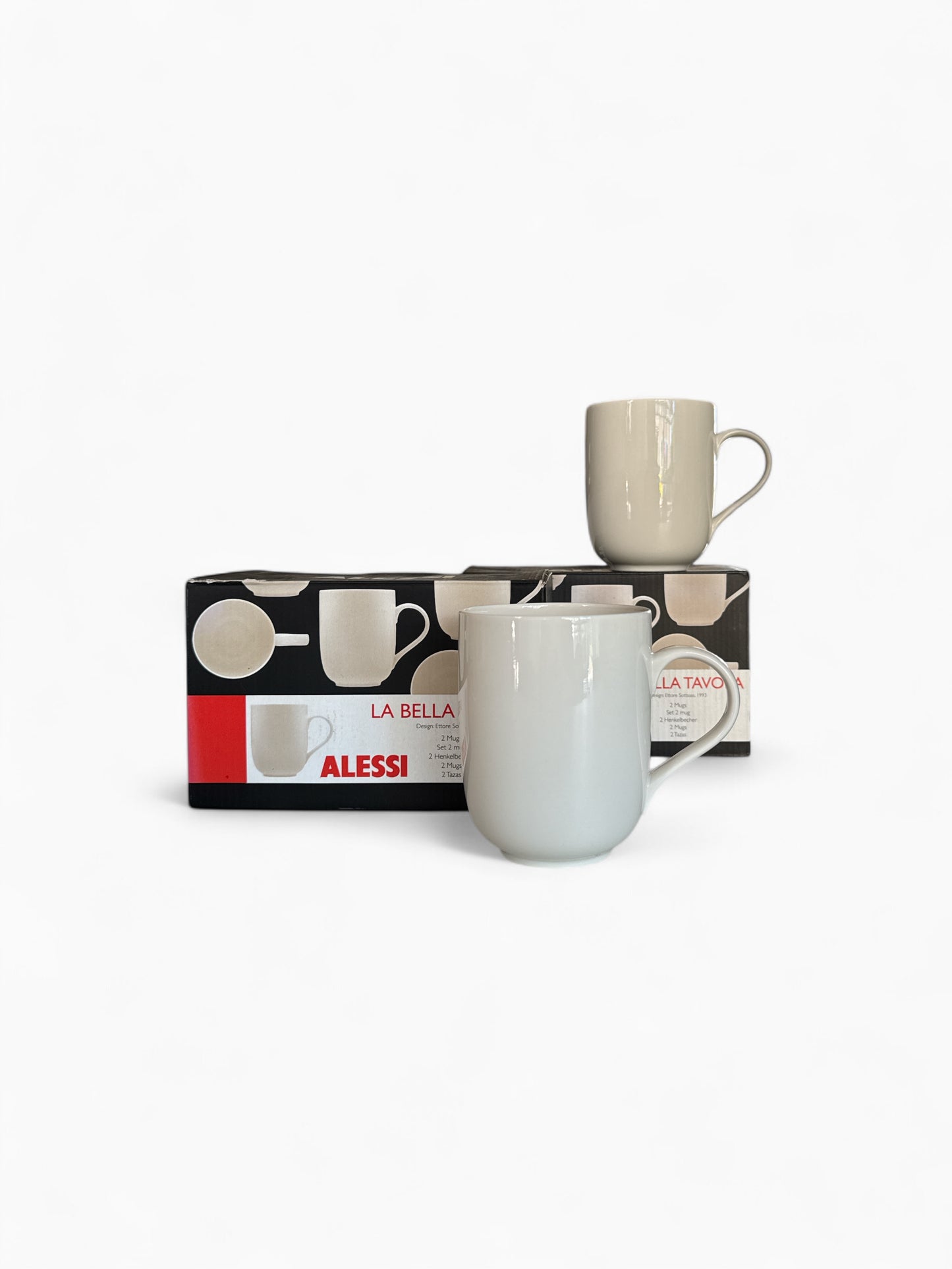 Alessi La Bella Tavola mok – design Ettore Sottsass (1993)