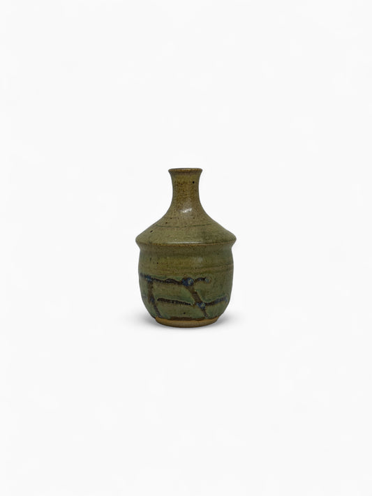 Vintage vaasje van Wim Dubbeldam – gesigneerd (ca. 15 cm)