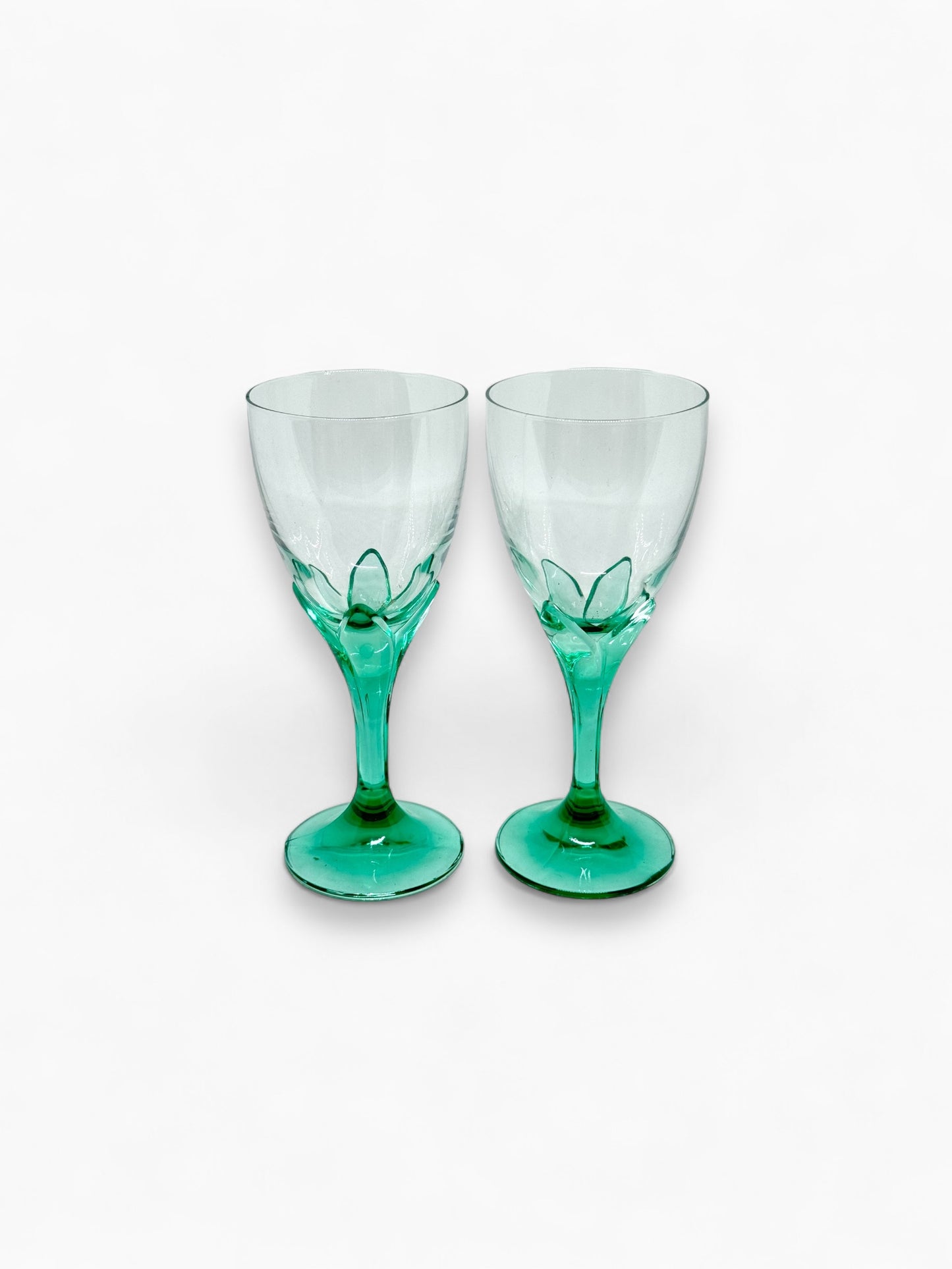 Bormioli Rocco Garda glas met groene voet
