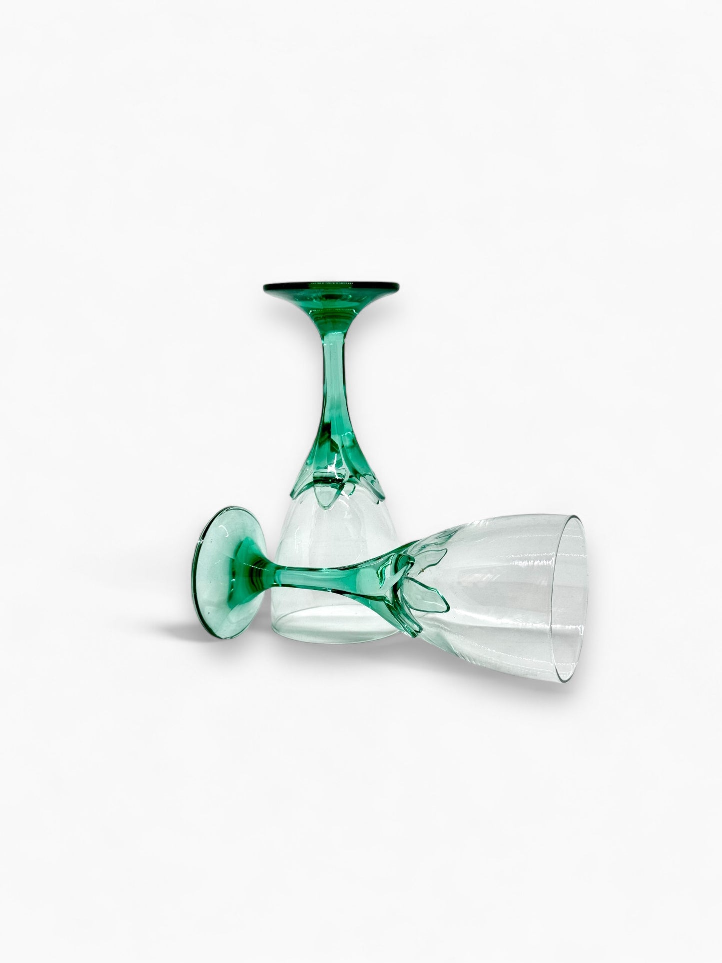 Bormioli Rocco Garda glas met groene voet